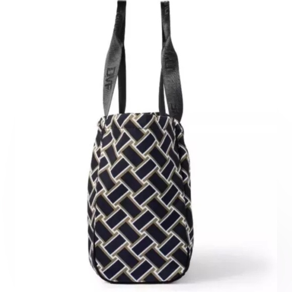 DVF for Target Vintage Weave Neutral Tote Bag Purse Diane von Furstenberg NWT - Picture 2 of 8